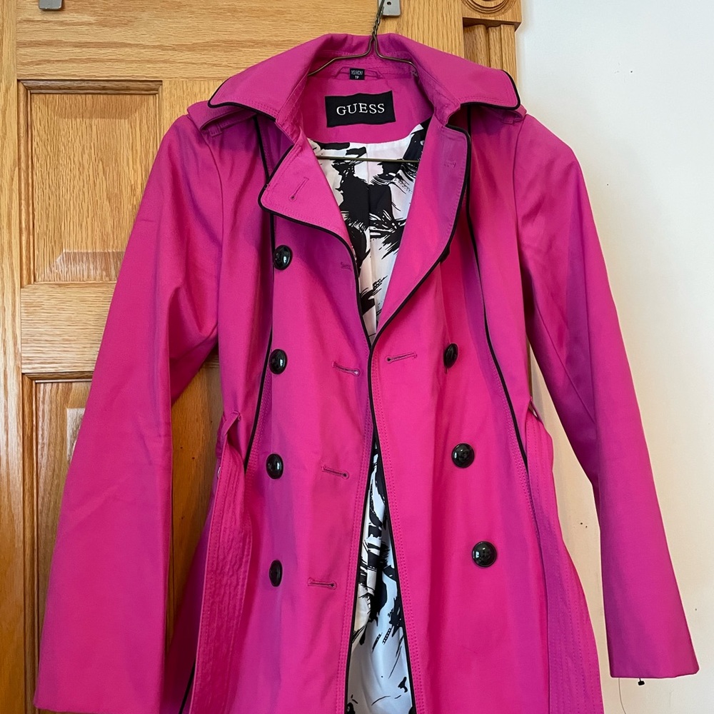 Hot Pink Women’s trench coat!